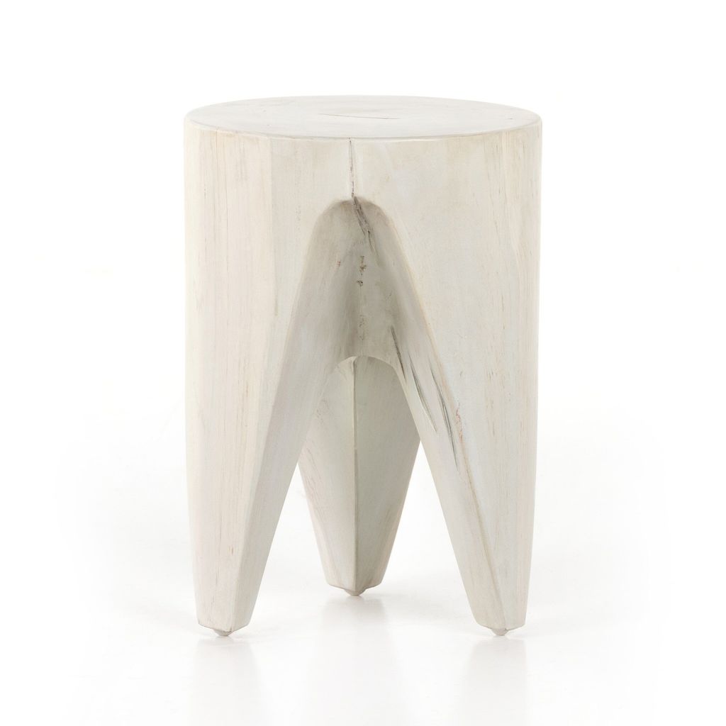 Preview image for Petros Outdoor End Table, Ivory Teak