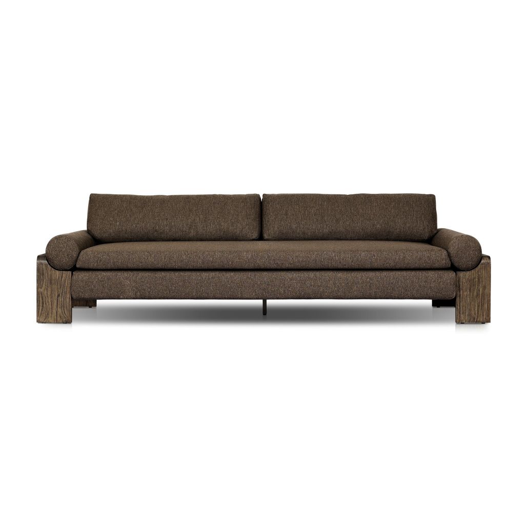 Joette Outdoor Sofa, Ellor Brown Cover