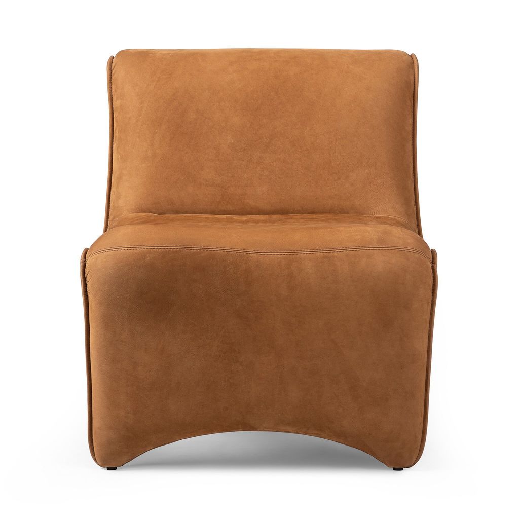 Bridgette Chair, Nubuck Cognac Cover