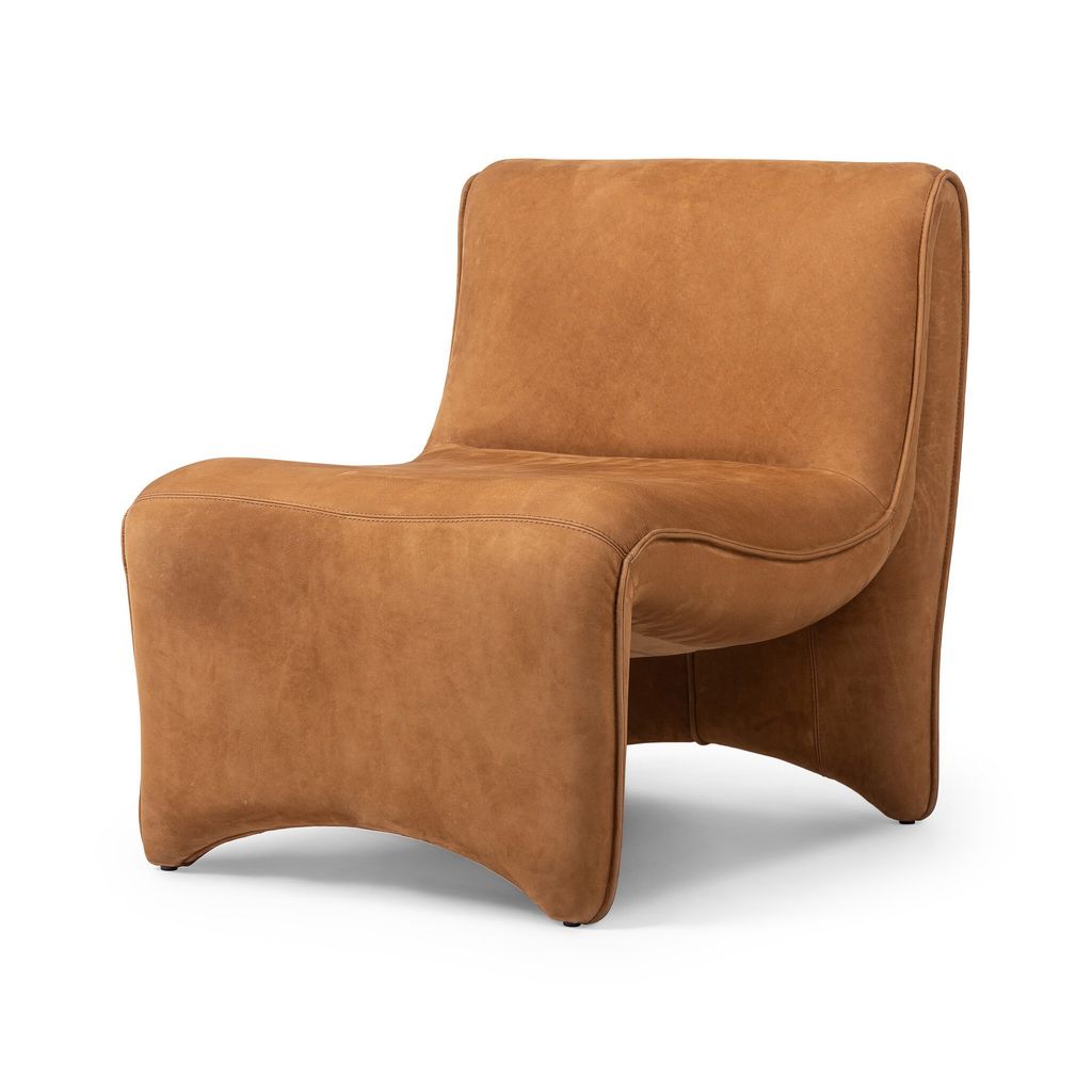Bridgette Chair, Nubuck Cognac Cover