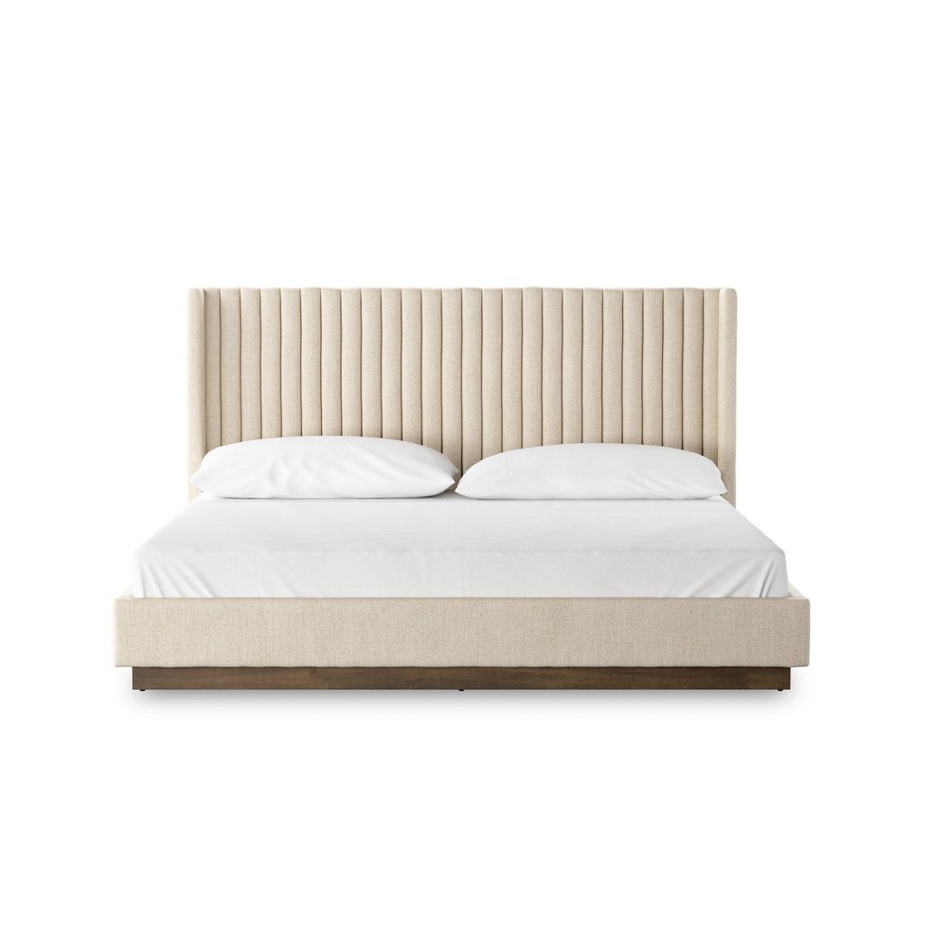 Preview image for Montgomery Bed King Size, Thames Cream Cover