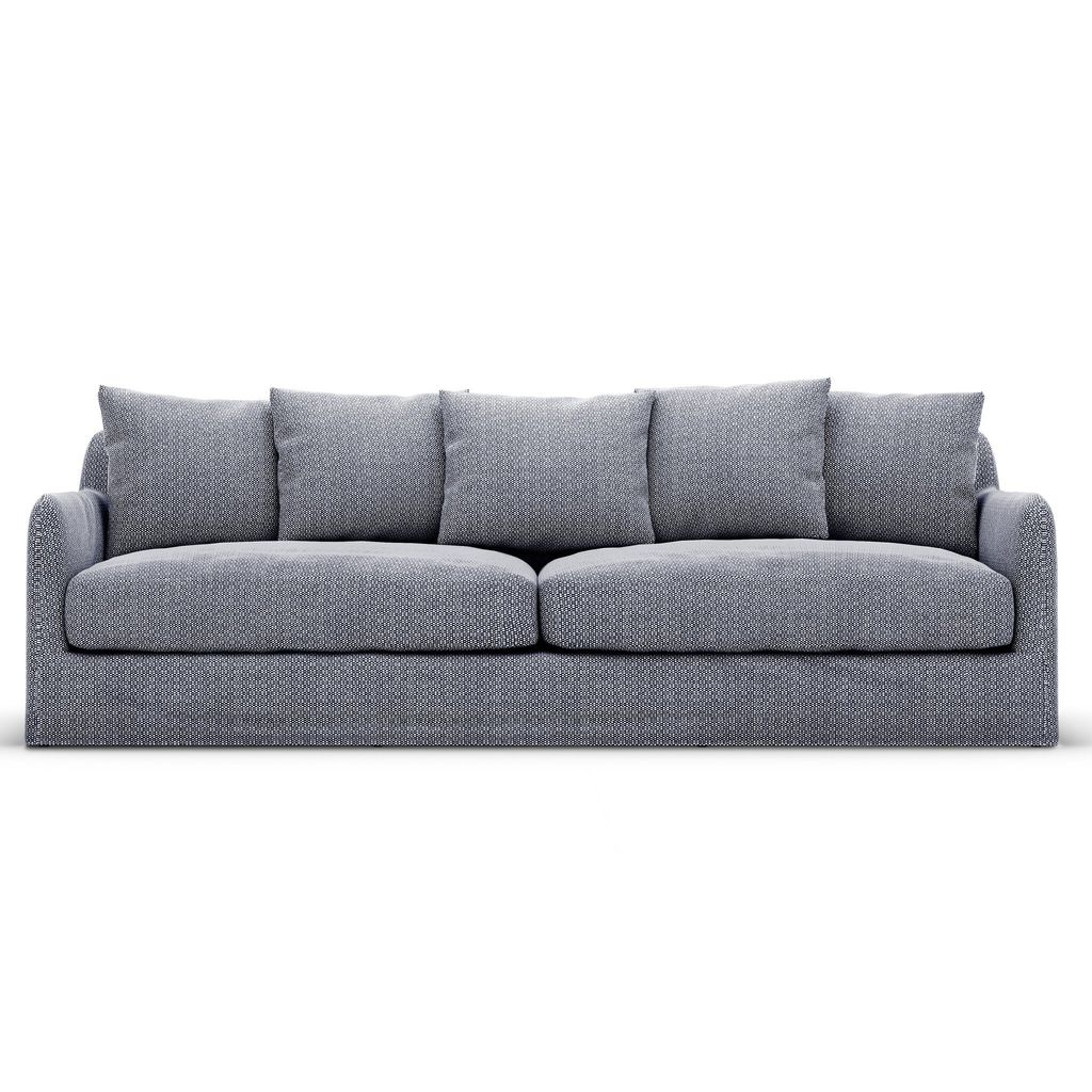 Dade Outdoor Slipcover Sofa, Faye Navy Cover