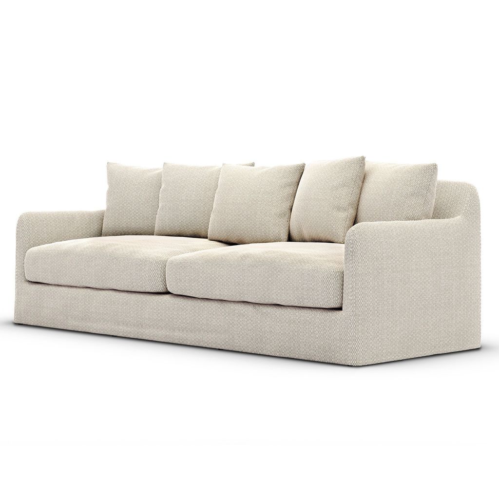 Dade Outdoor Slipcover Sofa, Faye Sand Cover