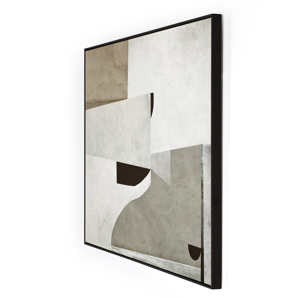 Priory By Dan Hobday 40" X 60", Black Maple Frame