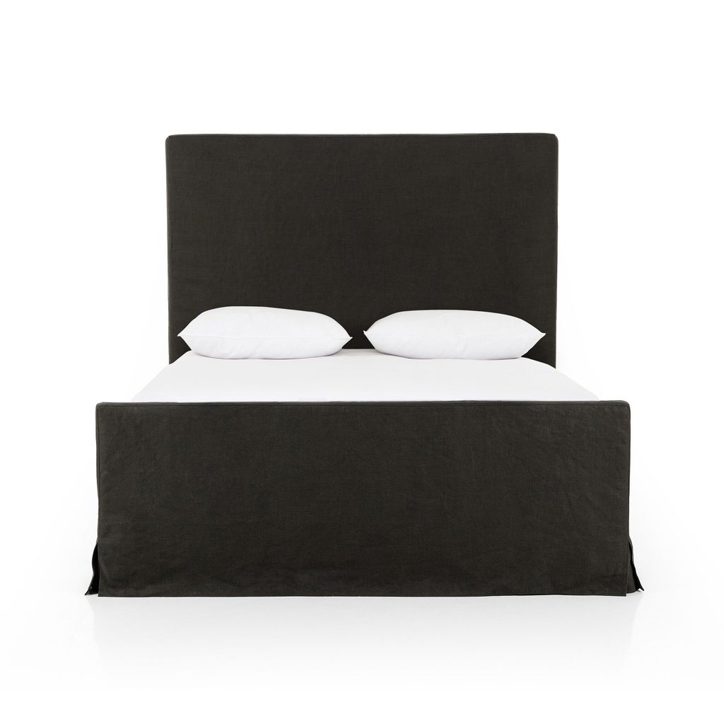 Preview image for Daphne Slipcover Bed Queen Size, Brussels Pine Cover