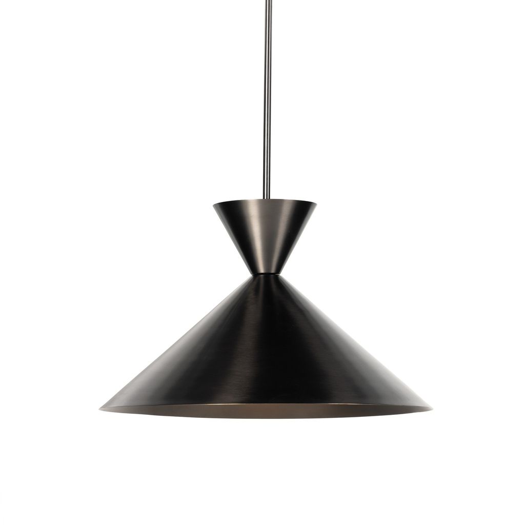 Clement Large Pendant, Aged Antique Brass