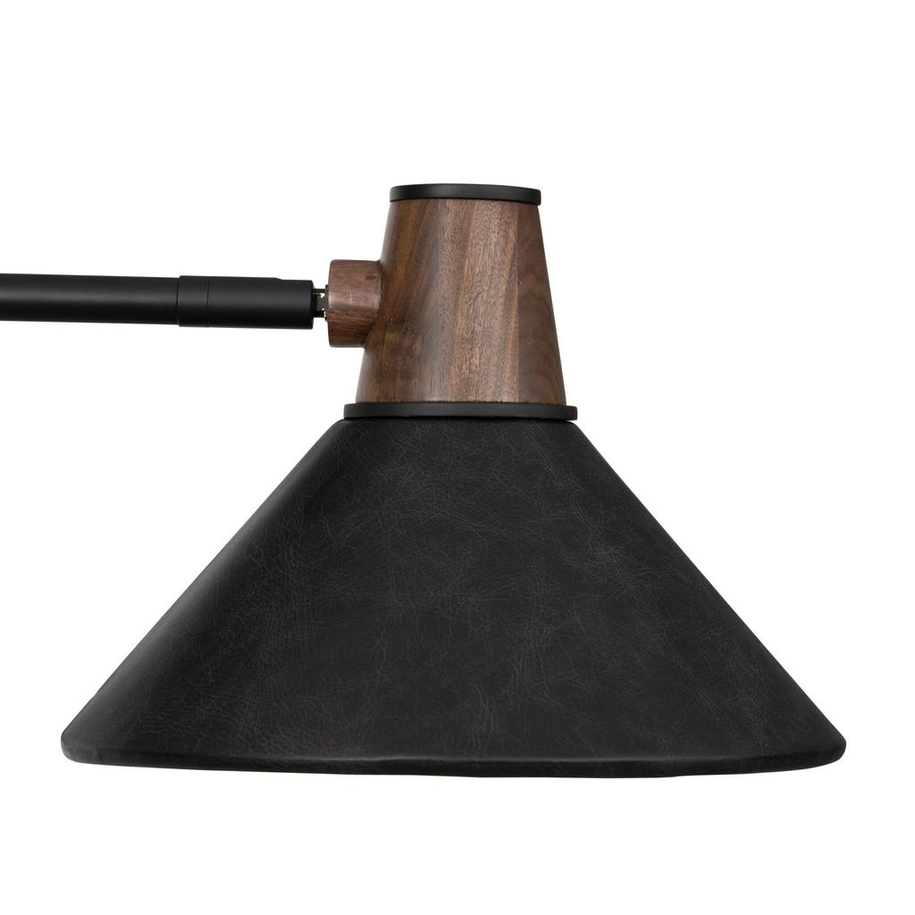 Cullen Chandelier, Black Leather