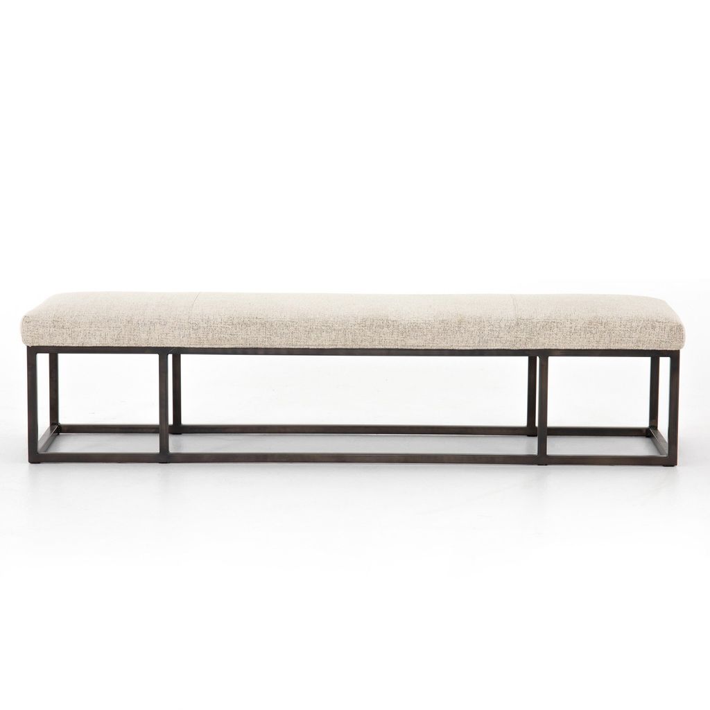 Preview image for Beaumont Bench, Plushtone Linen Cover