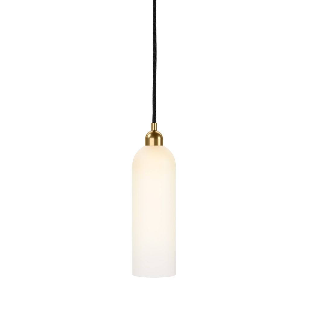 Odyssey Single Pendant Large, Burnished Brass
