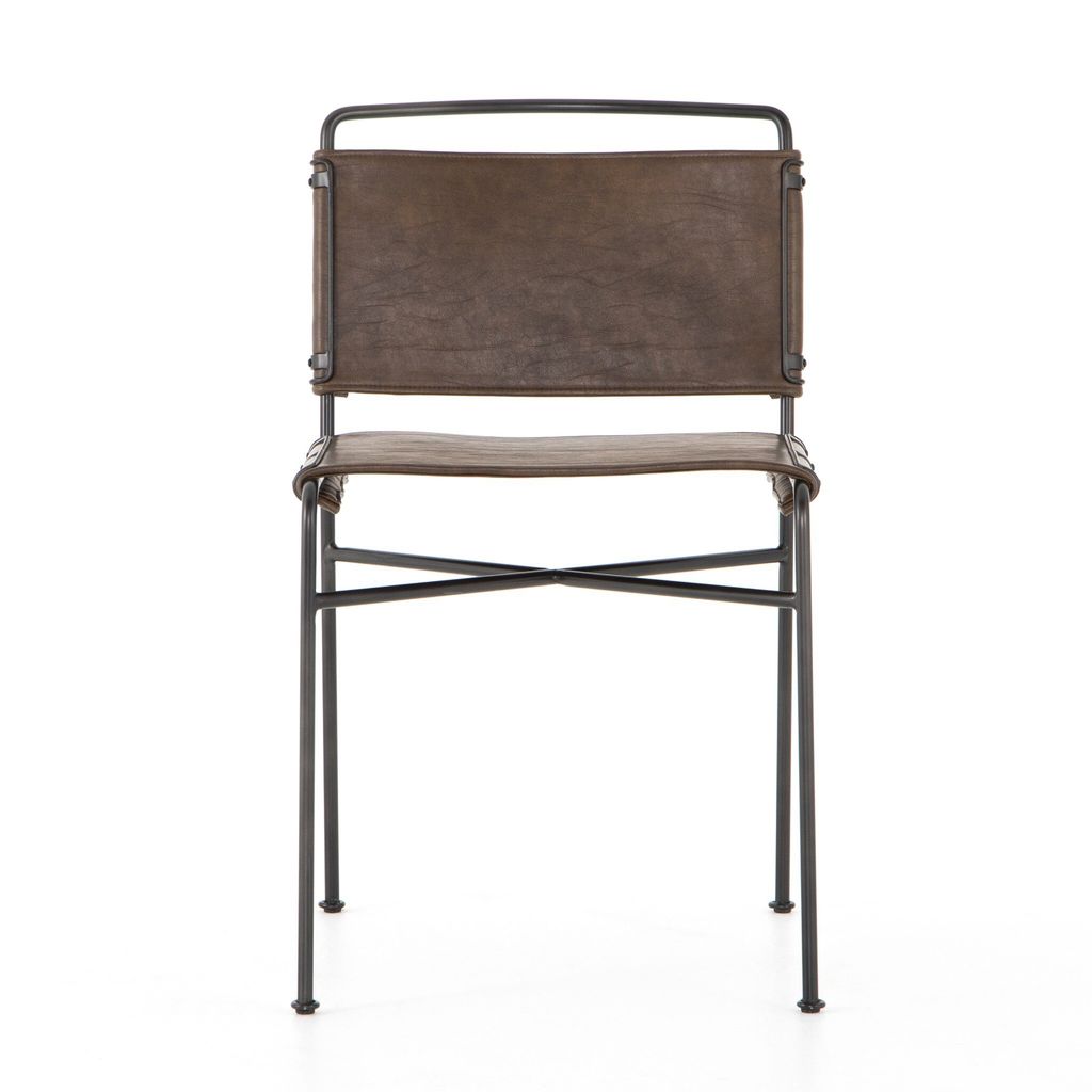 Preview image for Wharton Dining Chair, Distressed Brown Cover