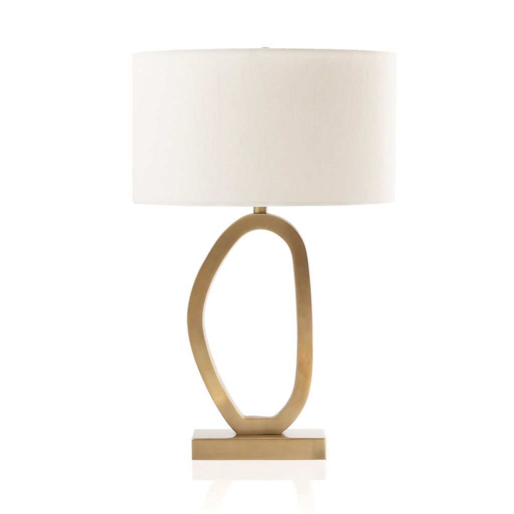 Bingley Table Lamp, Antique Brass Aluminum