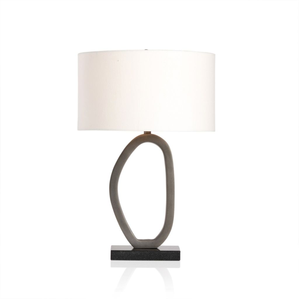 Bingley Table Lamp, Slate Aluminum