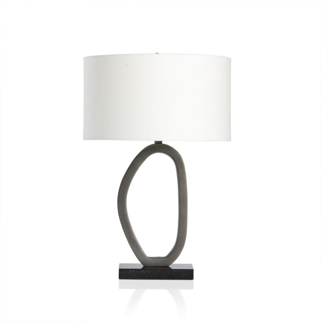 Bingley Table Lamp, Slate Aluminum
