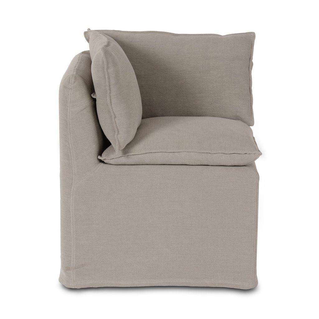 Build Your Own: Andre Slipcover Dining Banquette Corner Piece