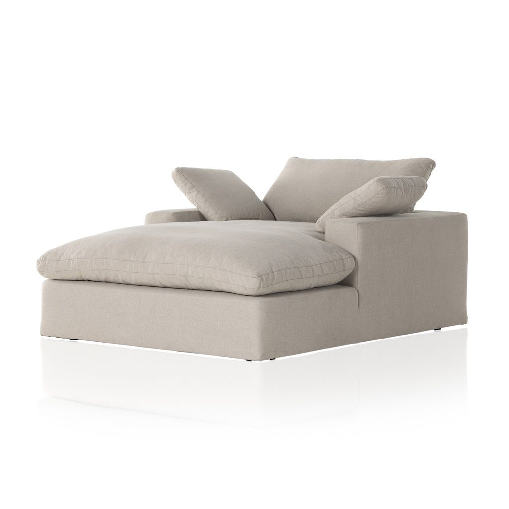 Stevie Chaise Lounge, Destin Flannel Cover