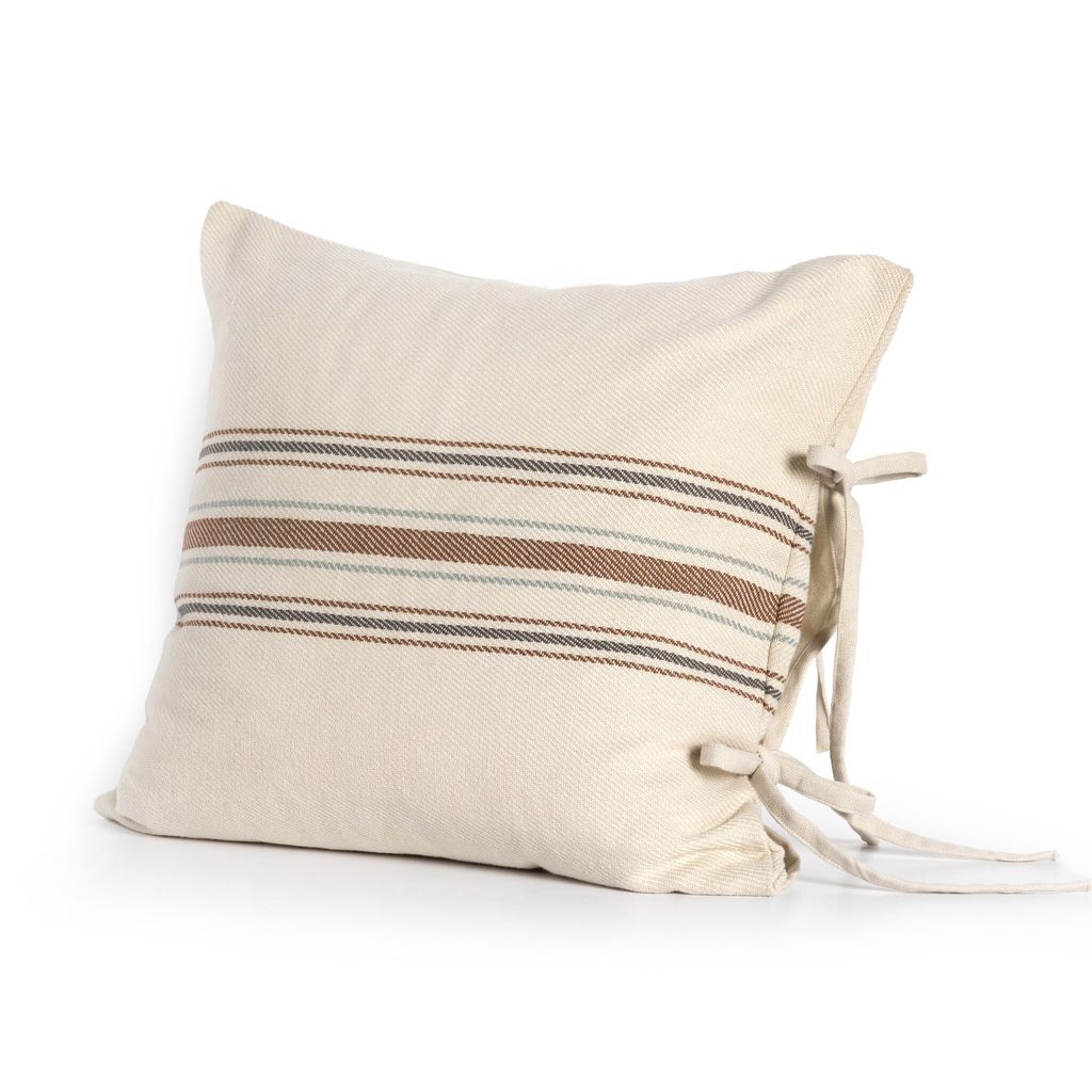Dashel Center Stripe Outdoor Pillow Cover + Insert