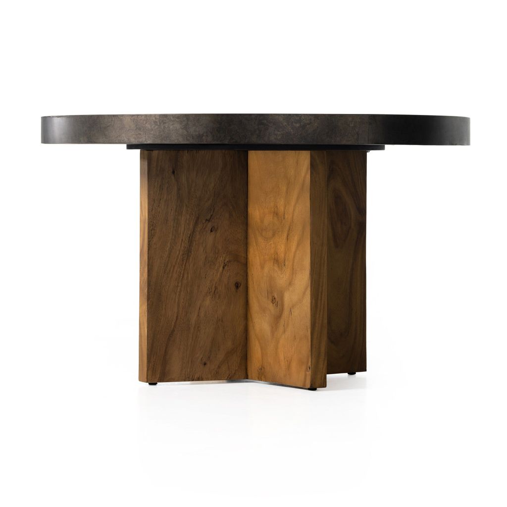 Poker Table, Natural Brown Guanacaste