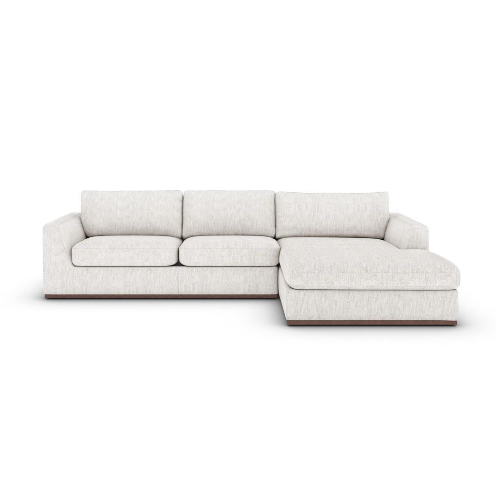 Colt 2-Piece Sectional Right Chaise, Merino Cotton Cover