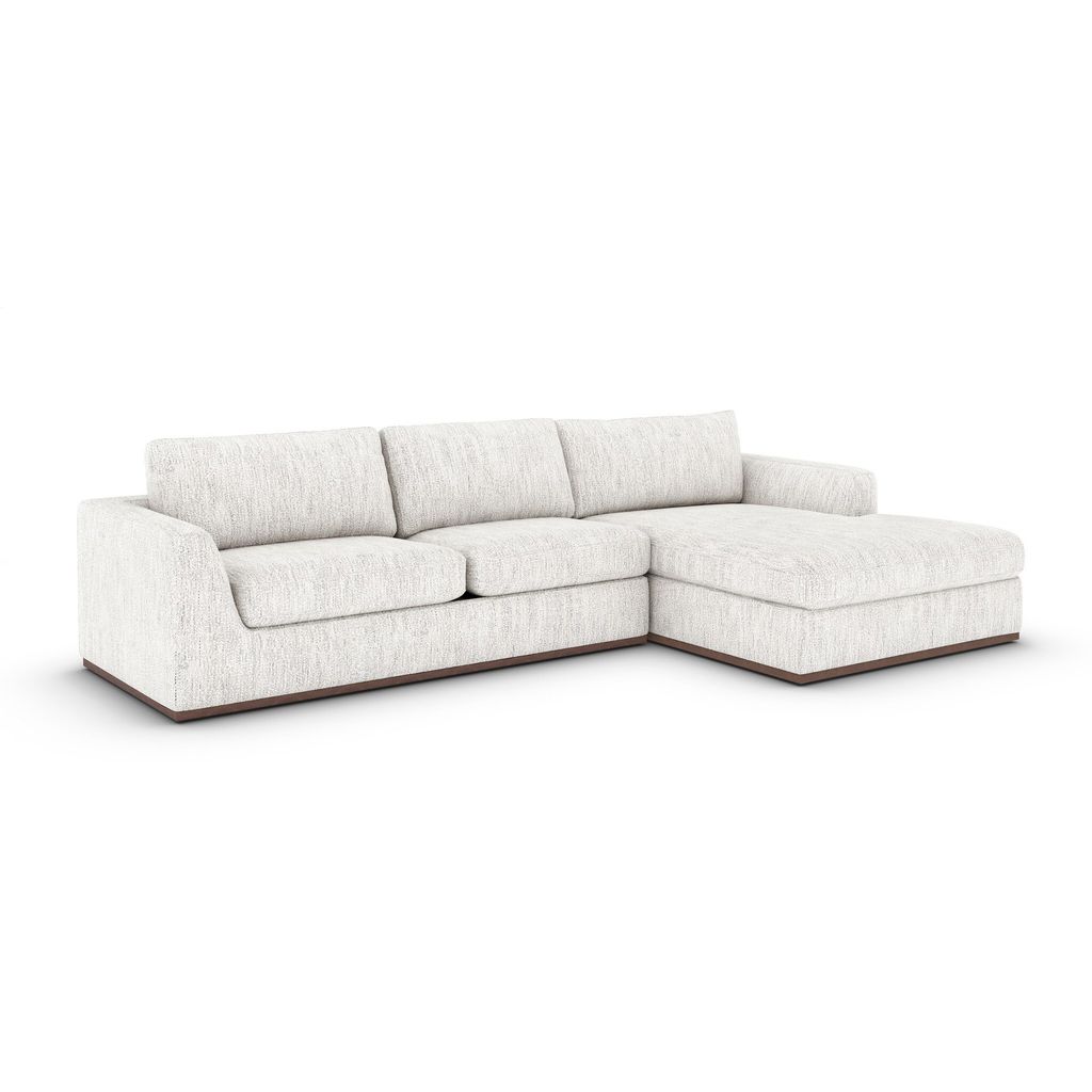Colt 2-Piece Sectional Right Chaise, Merino Cotton Cover
