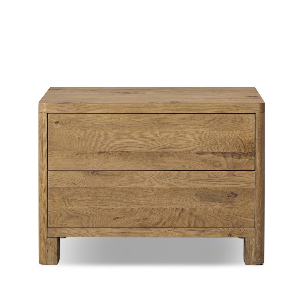 Noeline Nightstand, Worn Oak Veneer