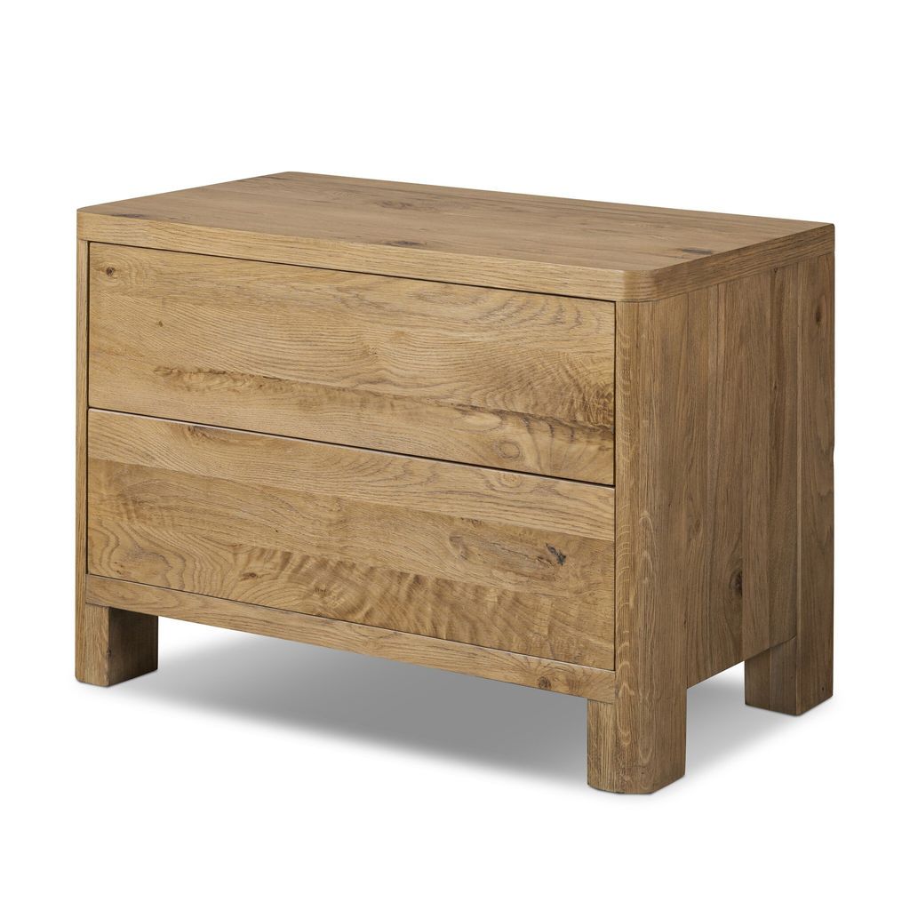 Noeline Nightstand, Worn Oak Veneer
