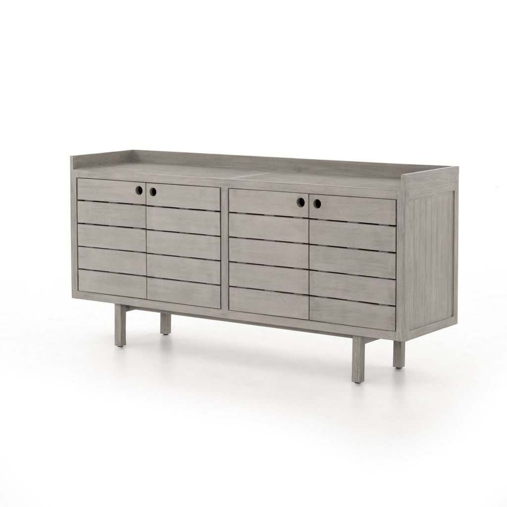 Preview image for Lula Outdoor Sideboard, Weathered Grey