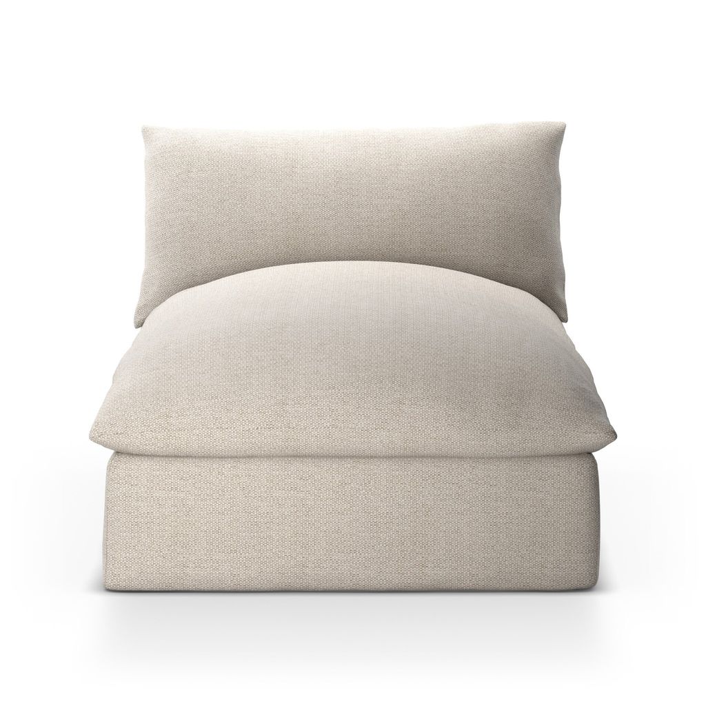 Build Your Own: Grant Outdoor Sectional Faye Sand Cover Chaise Piece