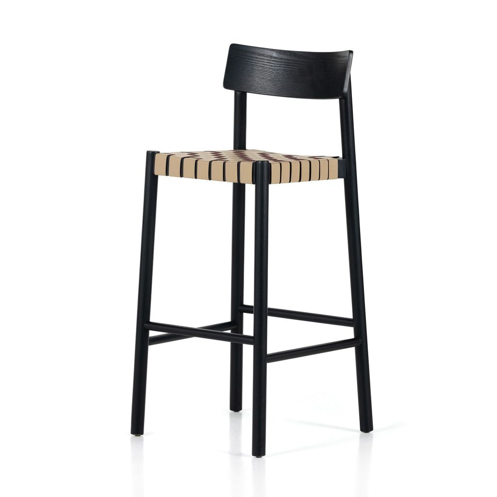 Heisler Bar Counter Stool, Black