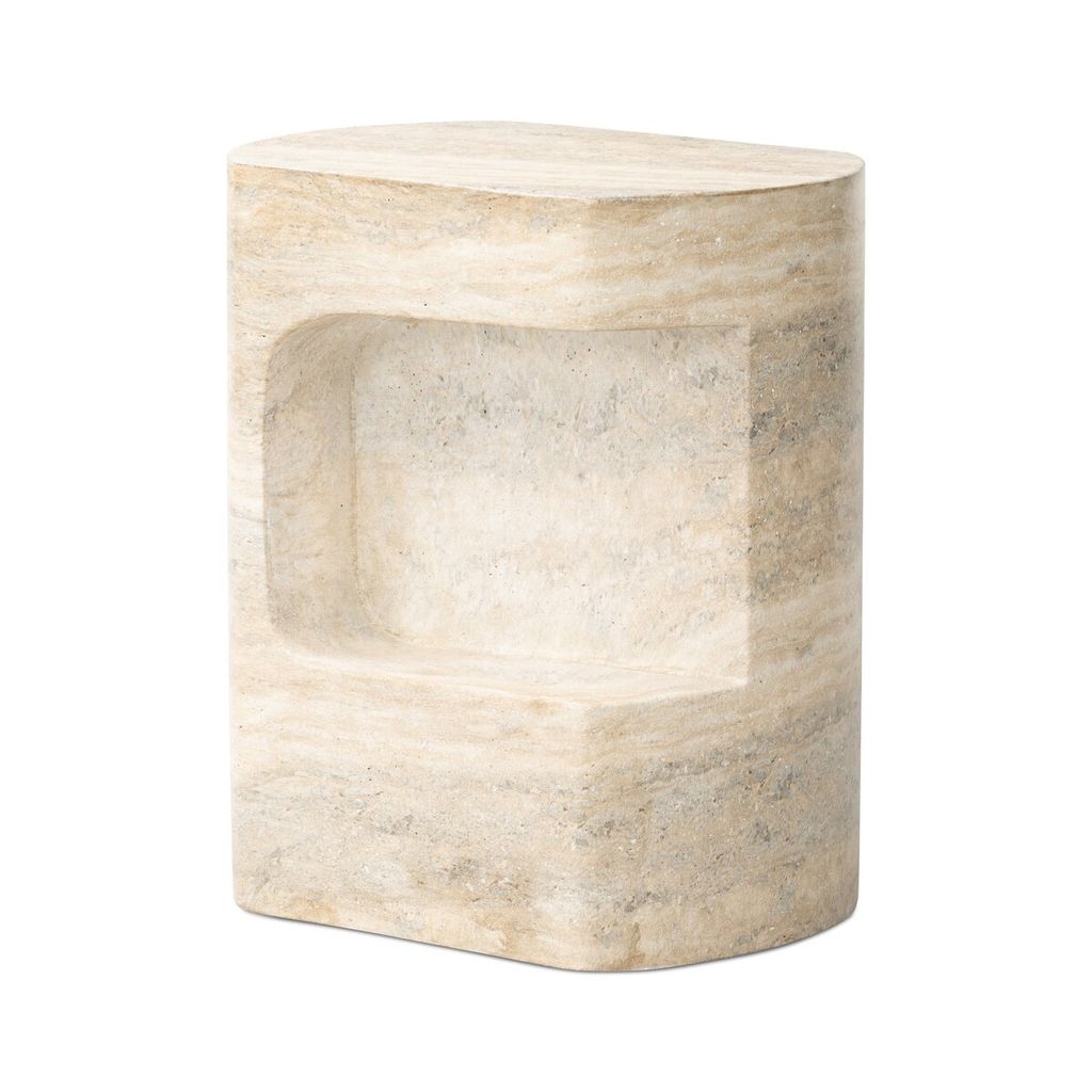 Preview image for Clementine End Table, Textured Sandy Grey