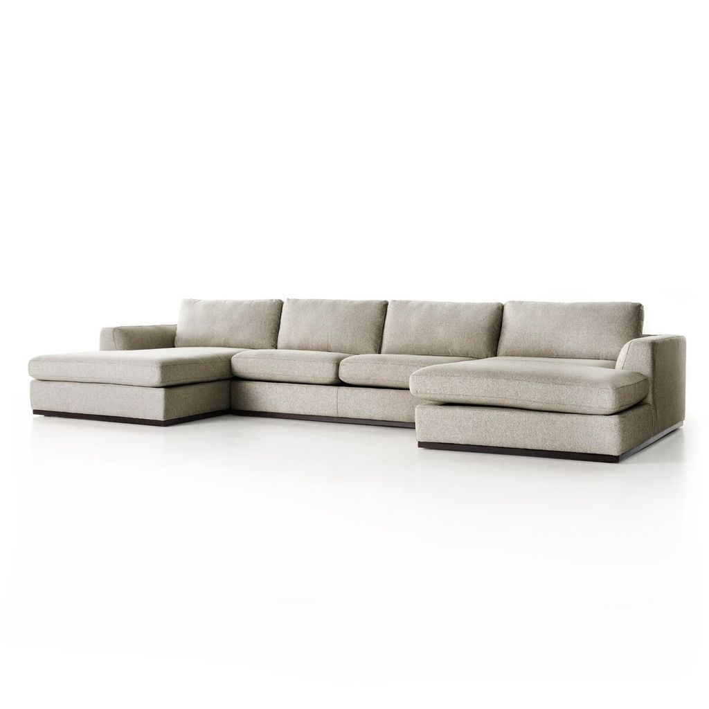 Colt 3-Piece U Sectional, Canton Dove