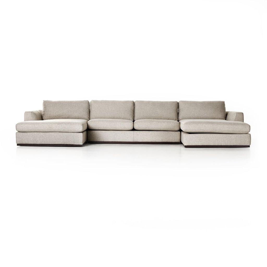 Colt 3-Piece U Sectional, Canton Dove