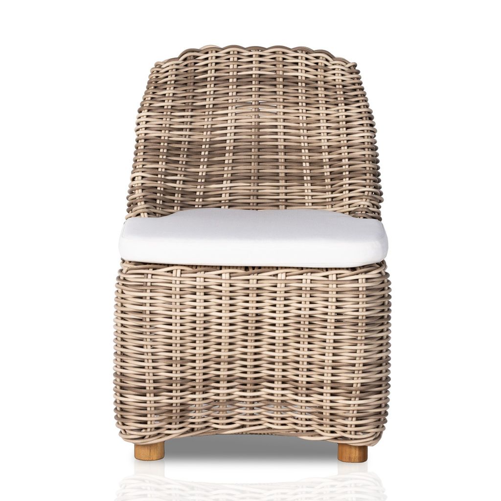 Messina Outdoor Dining Chair - Chunky Sand Woven Finish