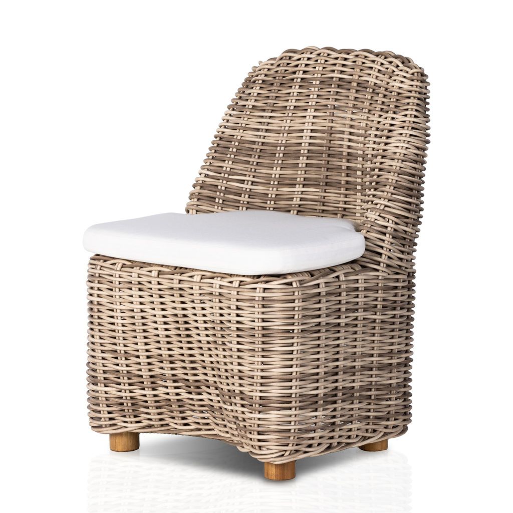 Messina Outdoor Dining Chair - Chunky Sand Woven Finish