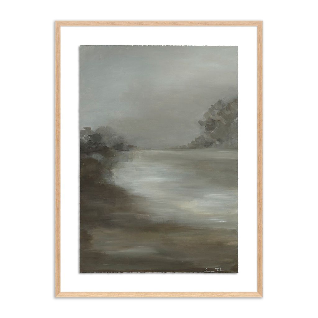 Preview image for Morning Ii By Lauren Fuhr	 - 40"X60" Size - White Oak Frame - Framed Paper Presentation Type