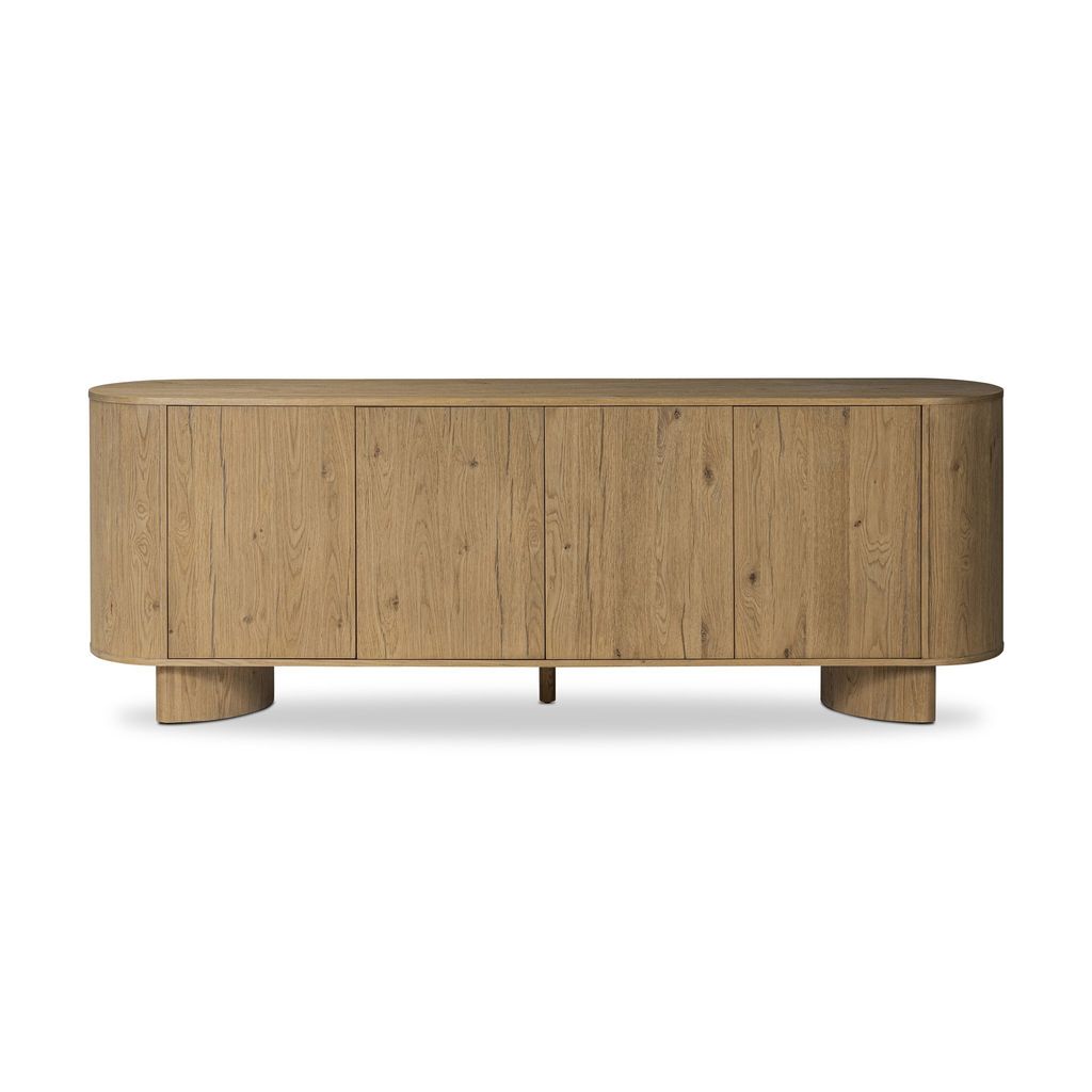 Paden Sideboard - Worn Oak Veneer Finish