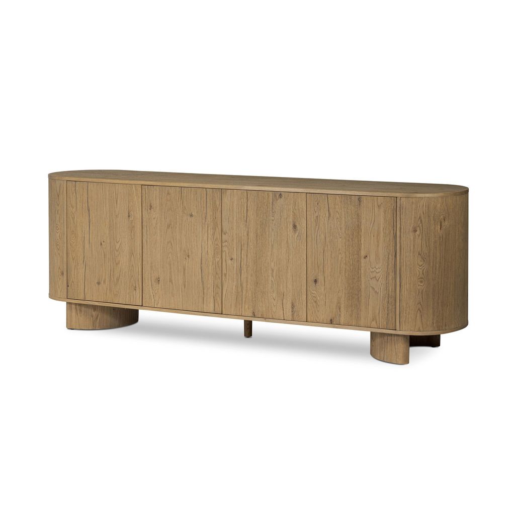 Paden Sideboard - Worn Oak Veneer Finish