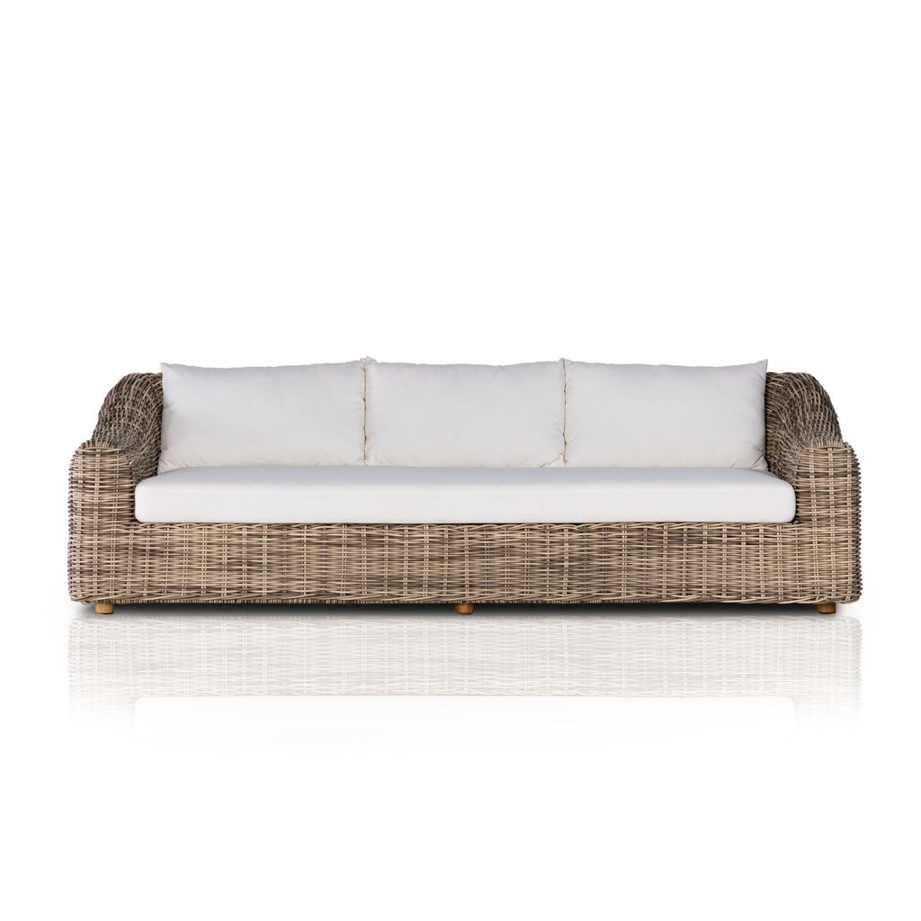 Messina Outdoor Sofa - Chunky Sand Woven Finish