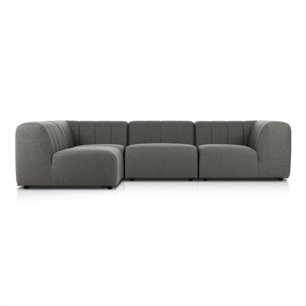Preview image for Gwen Outdoor 4-Piece Sectional - Hayes Charcoal Cover