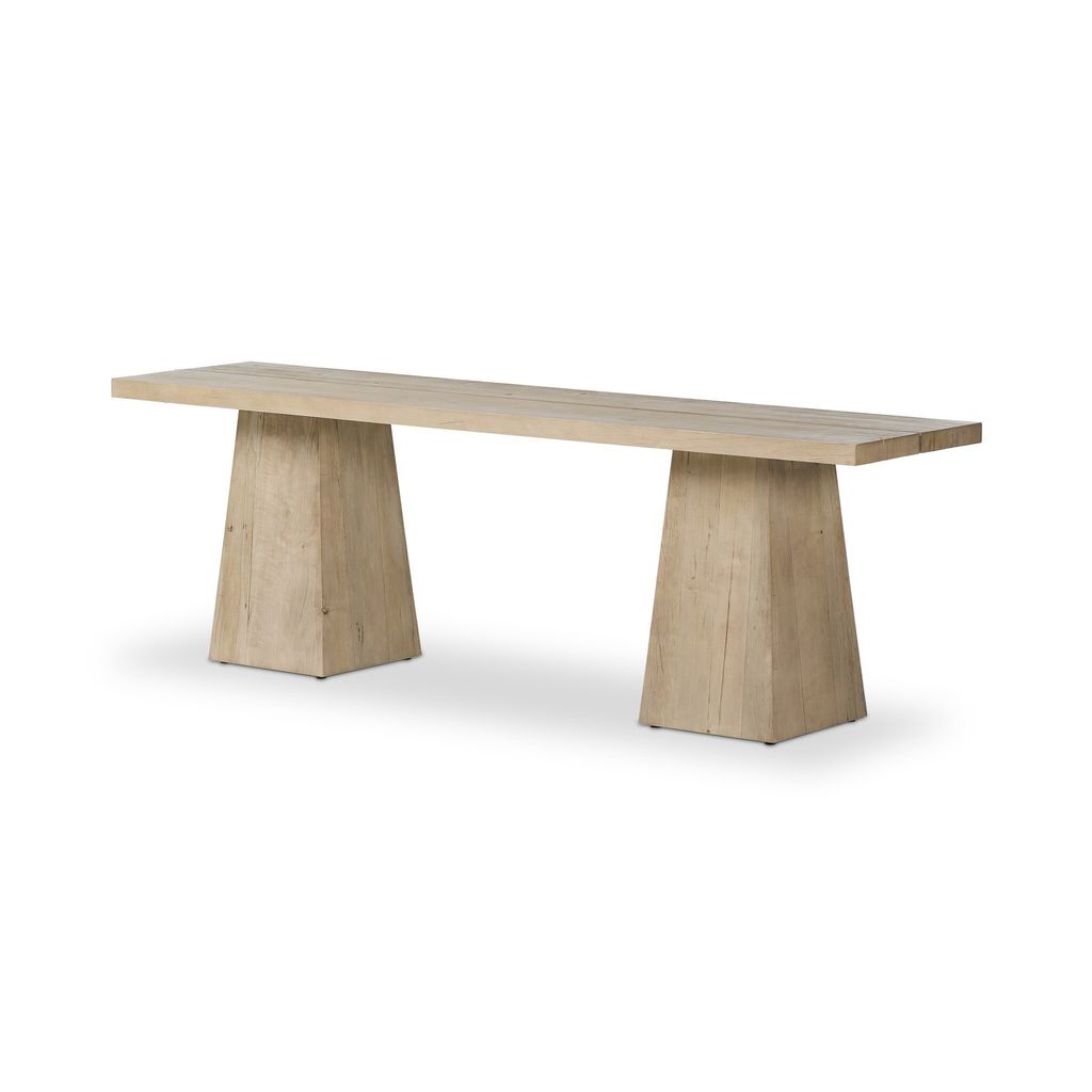 Atlas Console Table - Bleached Alder Finish
