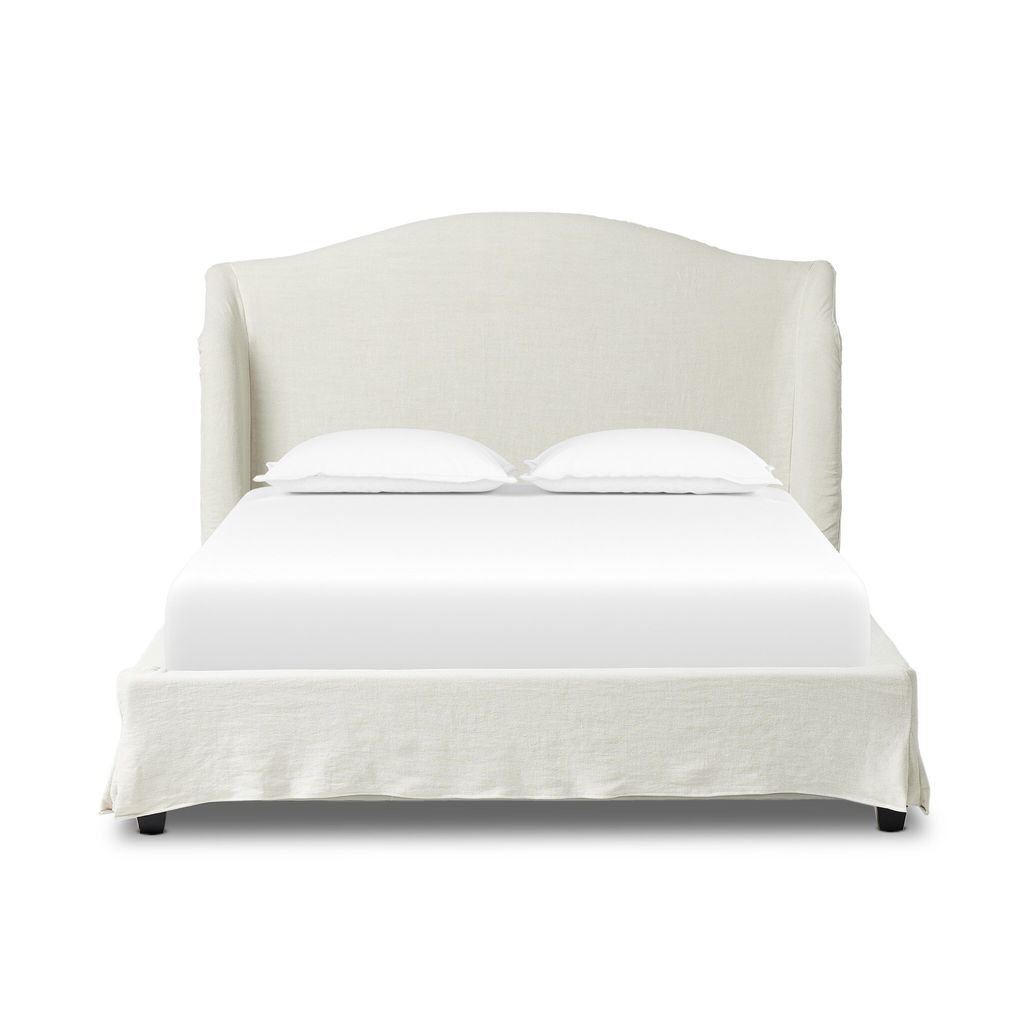 Meryl Slipcover Bed - Queen Size - Broadway Mist Cushion