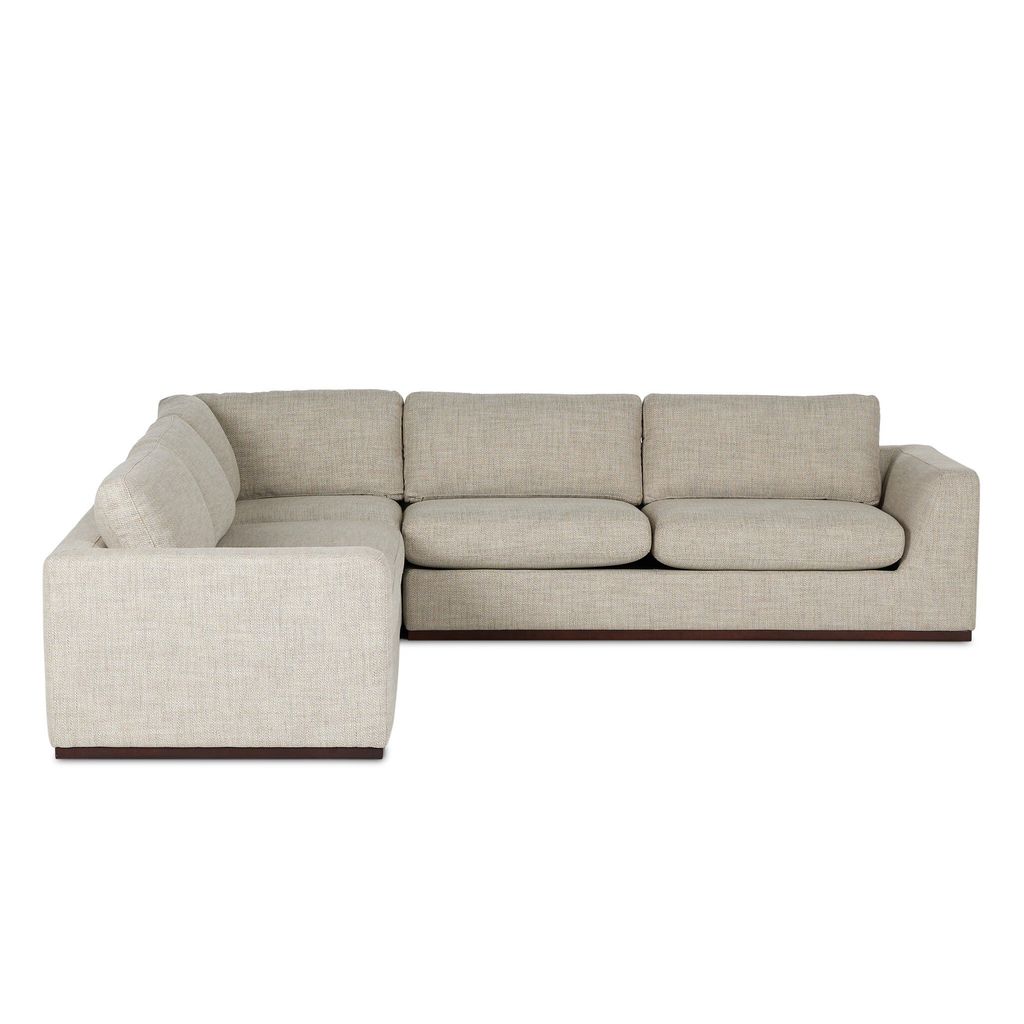 Colt 3-Piece Sectional - Without Ottoman Configuration - Canton Dove Cover