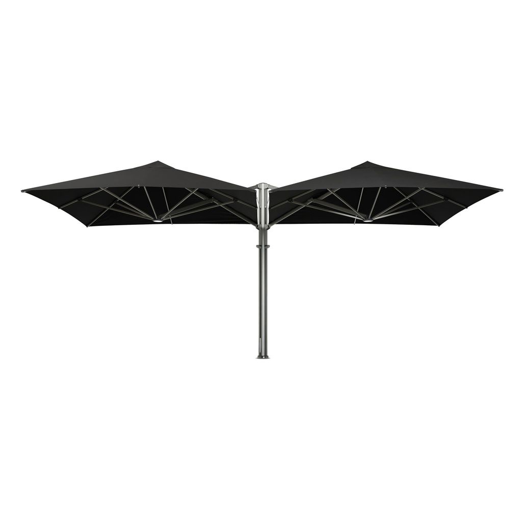 Preview image for Unity Outdoor Duo Umbrella - Black Shade - 10' Size