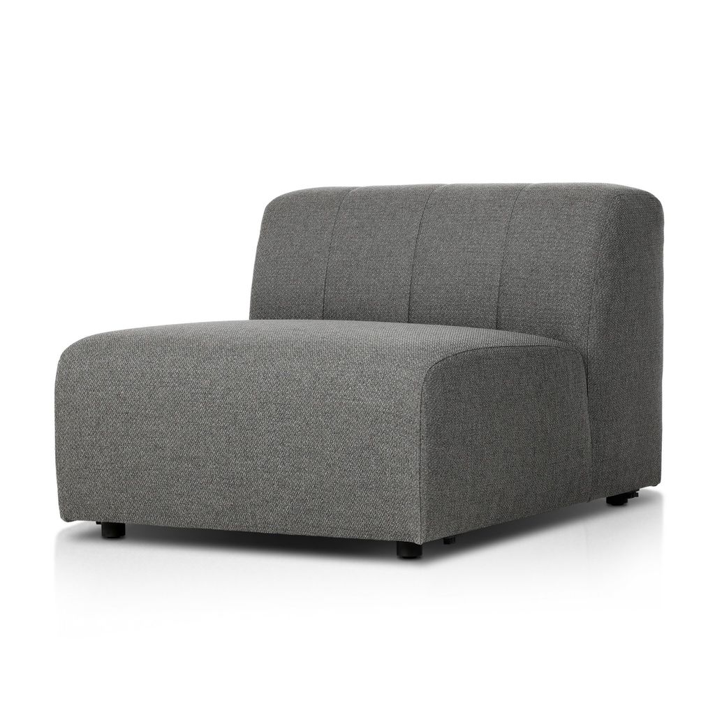 Build Your Own: Gwen Outdoor Sectional - Armless Piece Configuration - Hayes Charcoal Cover