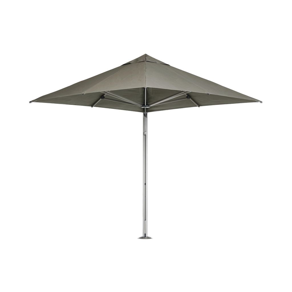 Preview image for Serenity Outdoor Square Umbrella - Alpine Stone Shade - 8' Size