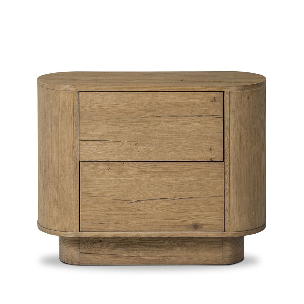 Paden Nightstand, Worn Oak Veneer