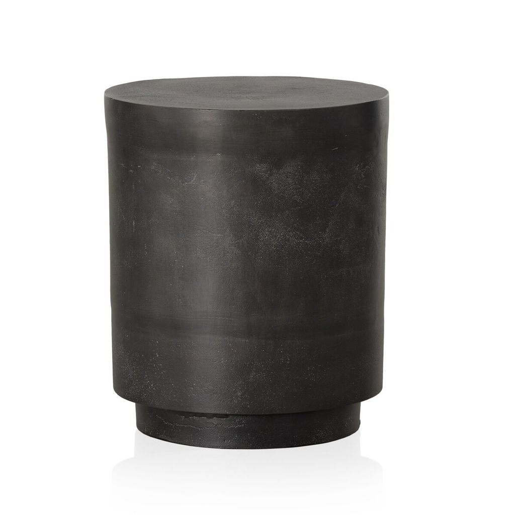 Javi Outdoor End Table, Aged Grey