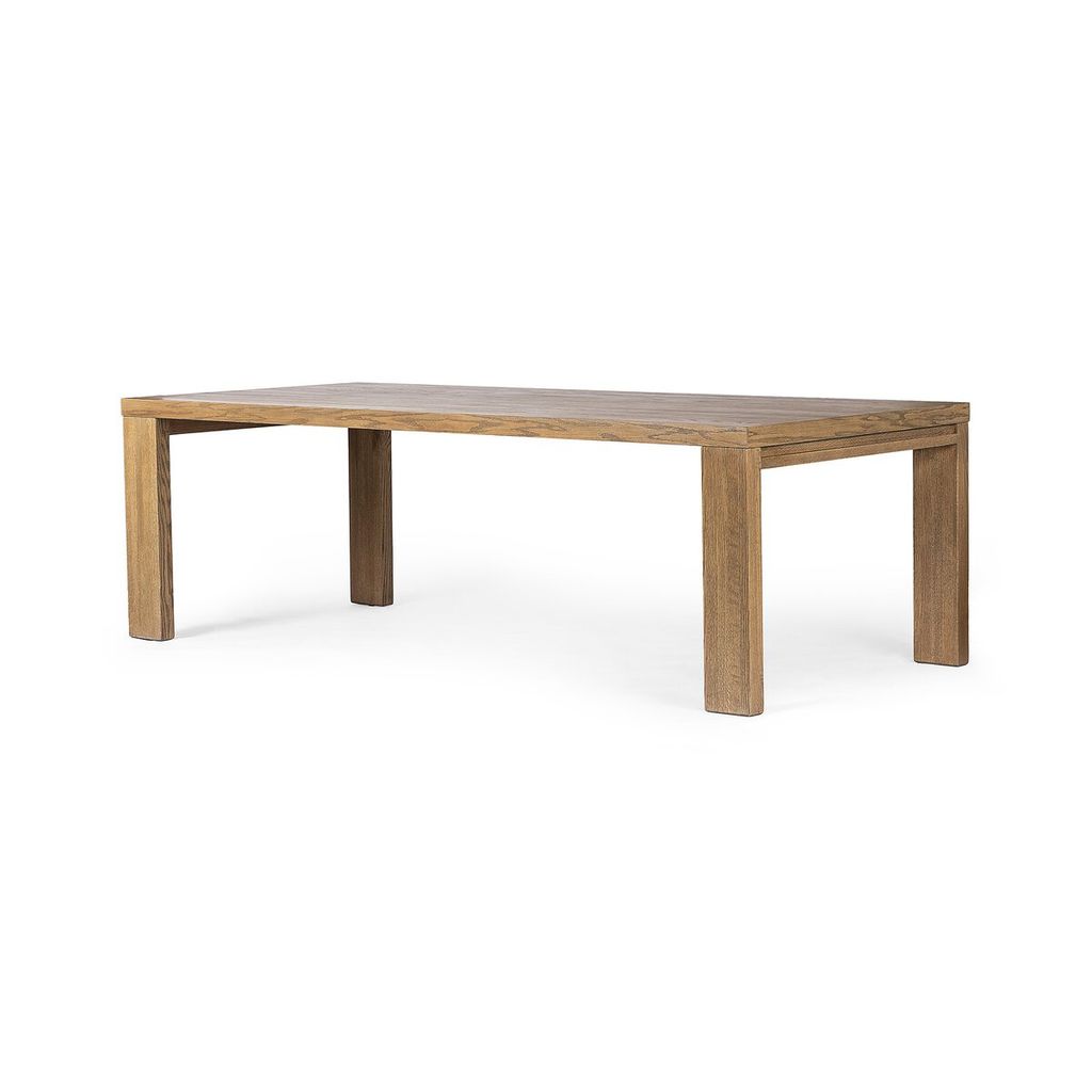 Millie Dining Table 96", Drifted Oak Solid