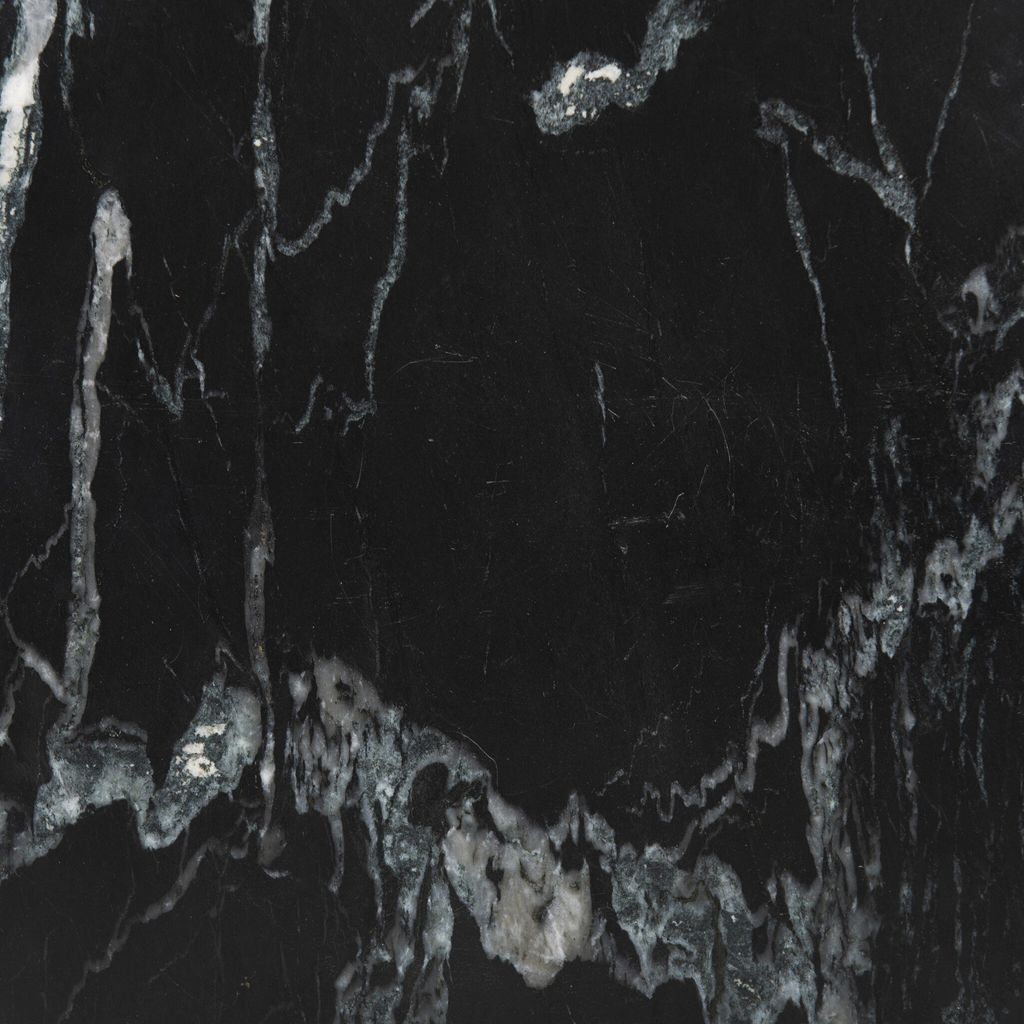 Polli End Table - Black Marble Finish