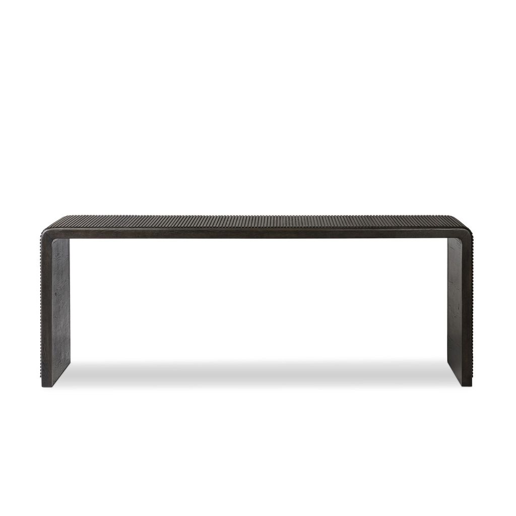 Preview image for Leo Console Table - Smoked Black Finish
