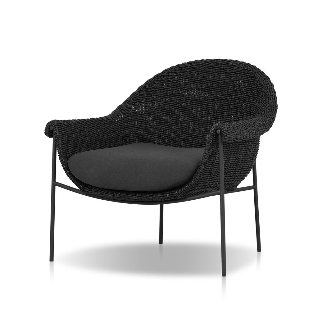 Suerte Outdoor Chair - Faux Black Hyacinth Finish